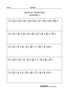 Math worksheet for children and adults