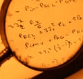 Mathematical Background Royalty Free Stock Photo