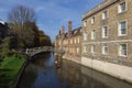 Mathematical Bridge, Cambridge Royalty Free Stock Photo