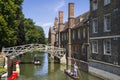 Mathematical Bridge in Cambridge Royalty Free Stock Photo