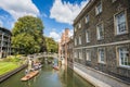 Mathematical Bridge over the punts Royalty Free Stock Photo