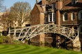The Mathematical Bridge, Cambridge, UK Royalty Free Stock Photo