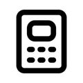 Mathematical calculations, calculation device, icon of calculator