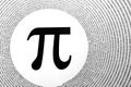 The mathematical constant Pi Royalty Free Stock Photo