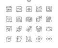 Mathematical Curves Well-crafted Pixel Perfect Vector Thin Line Icons 30 2x Grid for Web Graphics and Apps.