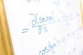 Mathematical equation Royalty Free Stock Photo