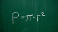 Mathematical formula for calculating the area