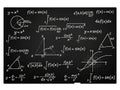 Mathematical functions and integrals Royalty Free Stock Photo