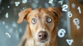 Mathematical numbers fly around the dogs