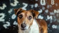 Mathematical numbers fly around the dogs