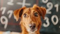 Mathematical numbers fly around the dogs