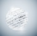 Mathematical sphere Royalty Free Stock Photo