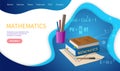 Mathematics Algebra and Geometry School Discipline Royalty Free Stock Photo