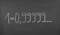 Decimal notation. Royalty Free Stock Photo