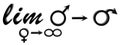 Mathematics formula of sexual relations