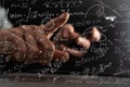 mathematics formulas, high education concept Royalty Free Stock Photo