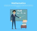 Mathematics Learning Concept Illustration.