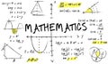 Mathematics Math Algebra Calculus Numbers Concept Royalty Free Stock Photo