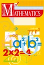 Mathematics. vector cover Royalty Free Stock Photo