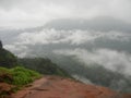 Matheran hill station mountain clouds view