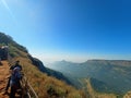 Matheran trip Mountain and good wether good seens and good air  fill good and healthy and etc. Royalty Free Stock Photo