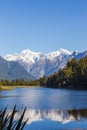 Matheson lake - Mirror Lake. Southern Alps. South Island. New Zealand Royalty Free Stock Photo