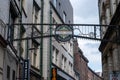 Mathew Street sign which is part of the Cavern Quarter in Liverpool Royalty Free Stock Photo