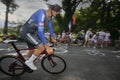 MATHIEU VAN DER POEL (ALPECIN-DECEUNINCK BEL) in the time trial stage at Tour de France. Royalty Free Stock Photo