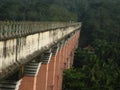 Mathoor aqueduct bridge view at kanyakumari, tamilnadu in india