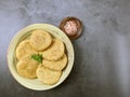 Mathri, an Indian snack made of  whole wheat flour or all purpose flour with fenugreek leaves and Carom seeds Royalty Free Stock Photo