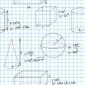 Maths seamless pattern