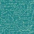 Maths seamless pattern. EPS 8 Royalty Free Stock Photo