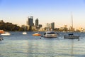 Matilda Bay and Perth, Australia skyline