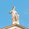 Matilde di Canossa statue in San Benedetto Po, Italy Royalty Free Stock Photo