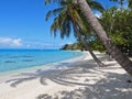 Matira Beach Bora-Bora Royalty Free Stock Photo