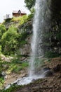 Matla waterfall. Dagestan Royalty Free Stock Photo