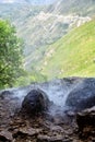 Matla waterfall. Dagestan Royalty Free Stock Photo