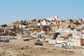 Historic Berber Town with Troglodyte Houses in Sahara Desert, Matmata, Gabes Governorate, Tunisia Royalty Free Stock Photo