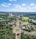 Mato Grosso avenue at Campo Grande MS Royalty Free Stock Photo