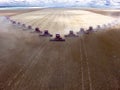 Mass soybean harvesting