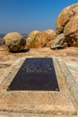 MATOPOS, ZIMBABWE - CIRCA AUGUST 2018 - Cecil Rhodes grave on th