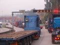 Matosinhos Leixoes port main entrance jam