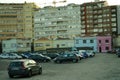 Matosinhos old houses in contrast with high blocks apartaments