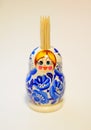 Matreshka toothpick holder