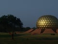 The matri mandir of Auroville, India.