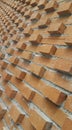 Matric bricks wall Royalty Free Stock Photo