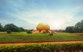 Matrimandir - Golden Temple in Auroville, Tamil Nadu, India Royalty Free Stock Photo