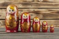 Matrioshka or babushkas dolls Royalty Free Stock Photo