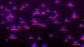 Matrix background with flying random numbers. Big data. Hacker concept. Data flow information. Technology background. 3D Royalty Free Stock Photo