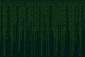 Matrix binary code 0 and 1 numbers. Tech hacker concept. Futuristic Falling digits on dark backdrop. Running random Royalty Free Stock Photo
